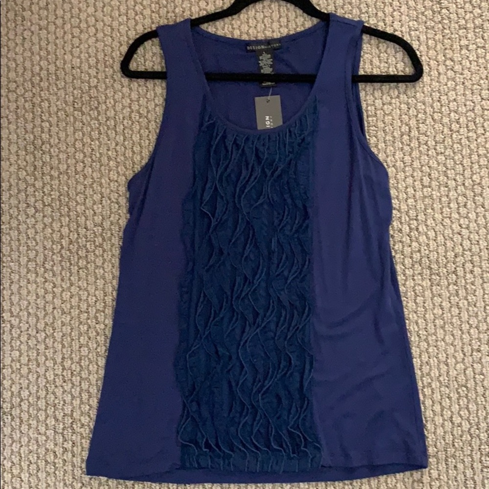Ruffled  tank top